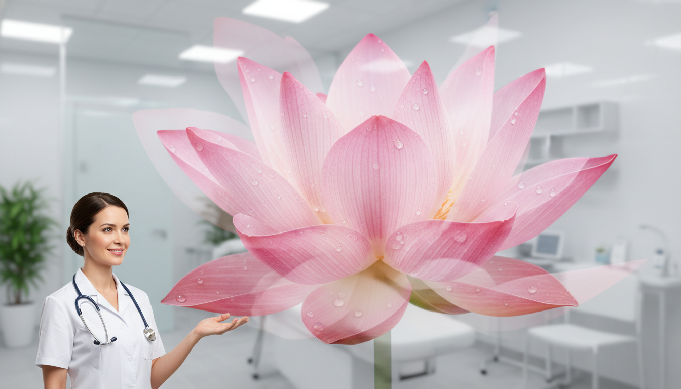 Biểu tượng hoa sen thể hiện vẻ đẹp và sự hồi sinh của phái đẹp