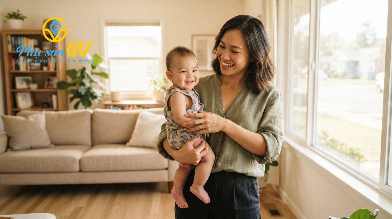 Người mẹ Việt Nam khỏe mạnh, tự tin và rạng rỡ sau khi phục hồi sức khỏe sau sinh