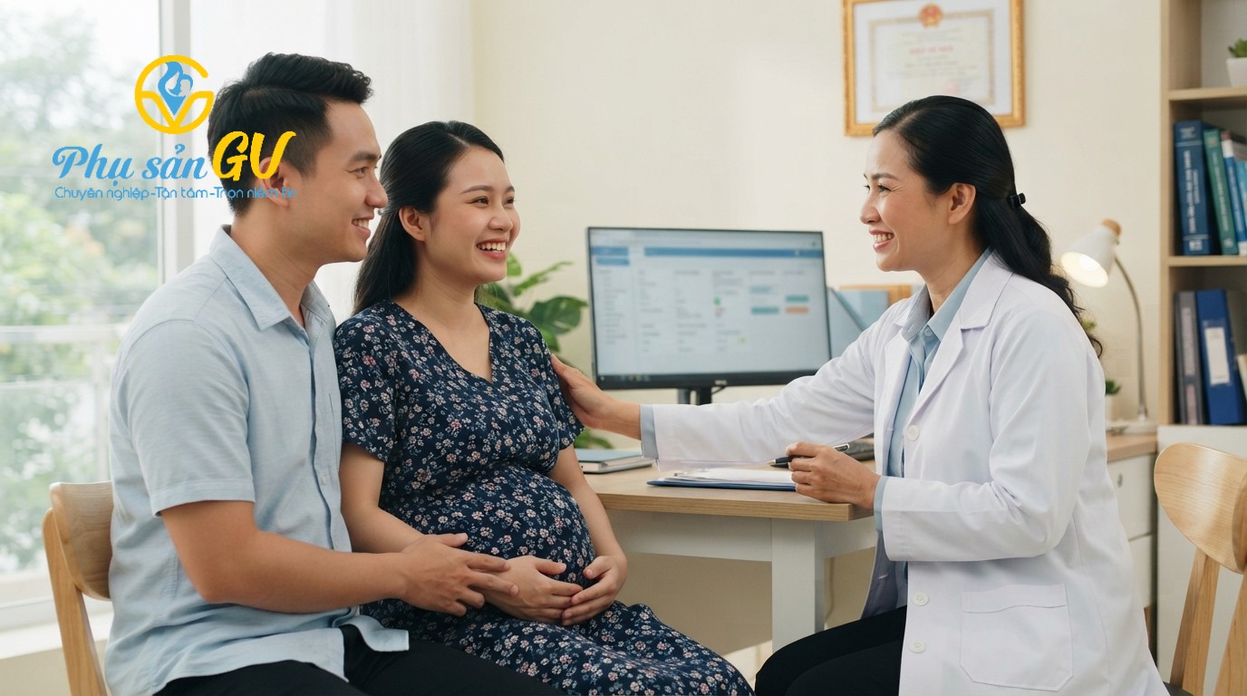 Mẹ bầu an tâm thăm khám thai và tư vấn di truyền tại Phòng Khám Phụ Sản Hoàng Mai